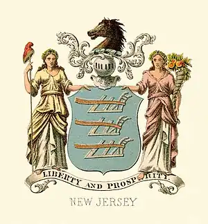 New Jersey state coat of arms