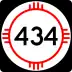 State Road 434 marker