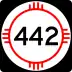 State Road 442 marker