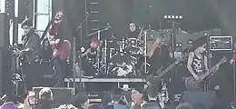 New Years Day performing onstage