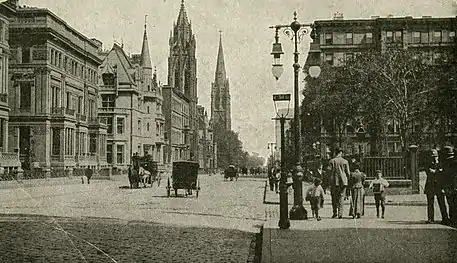 Street view looking north from 51st St. c. 1895