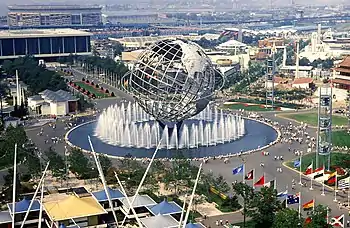 Unisphere and Reflecting Pool