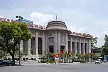 Hanoi, State Bank of Vietnam headquarters in art-deco style