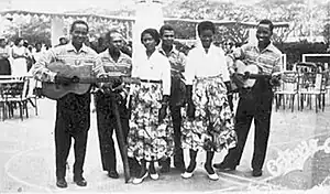 Liceu Vieira Dias, Nino Ndongo, Belita Palma, Amadeu Amorim, Lourdes Van Dunem and Zé María