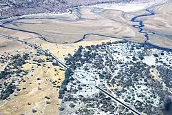 Aerial view of Ngoma and Chobe River