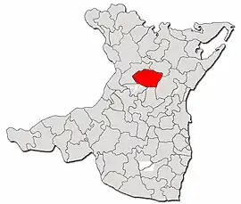 Location in Constanța County