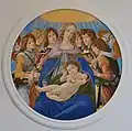 Nicolas Lokhoff. Copy of the picture: Madonna of the Pomegranate by Sandro Botticelli