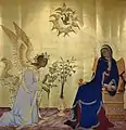 Nicolas Lokhoff. Copy of the picture: The Annunciation by Simone Martini