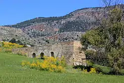 Beginning of the aqueduct near Krini