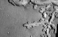 Nirgal Vallis Close-up, as seen by THEMIS