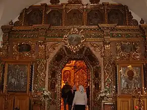 Interior of the church