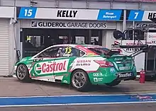 Kelly placed 8th in the 2018 Supercars Championship driving a Nissan L33 Altima