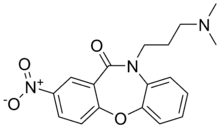 Chemical structure of Nitroxazepine