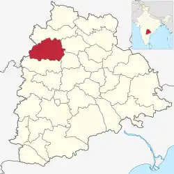 Location in Telangana