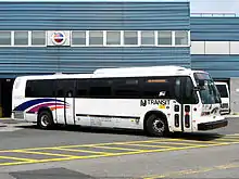 NJ Transit RTS Legend 4101 at Greenville Garage in Jersey City, New Jersey, during a maintenance burn-in.