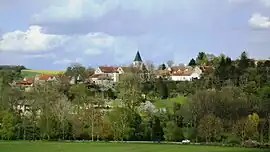 A general view of Nod-sur-Seine