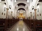 Inside Sacred Heart Church