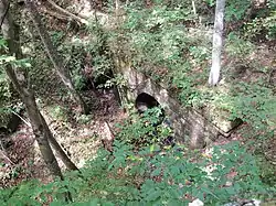 The 1887 Noland Railroad Tunnel was abandoned in 1936