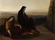 Painting of Women Mourning at Christ’s Grave