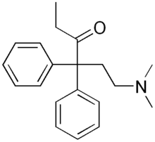 Chemical structure of Normethadone.