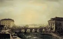 One of the former bridges in 1761