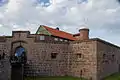 Norske Løve, outer wall and moat at the entrance