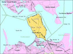 U.S. Census map of North Haven.