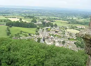 View to NW towards Nibley Green