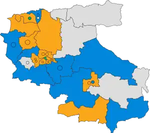 2019 results map