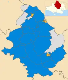 2011 results map