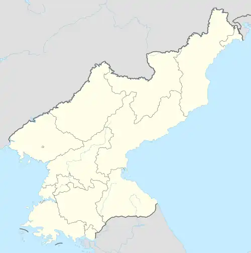 Chung-guyok is located in North Korea