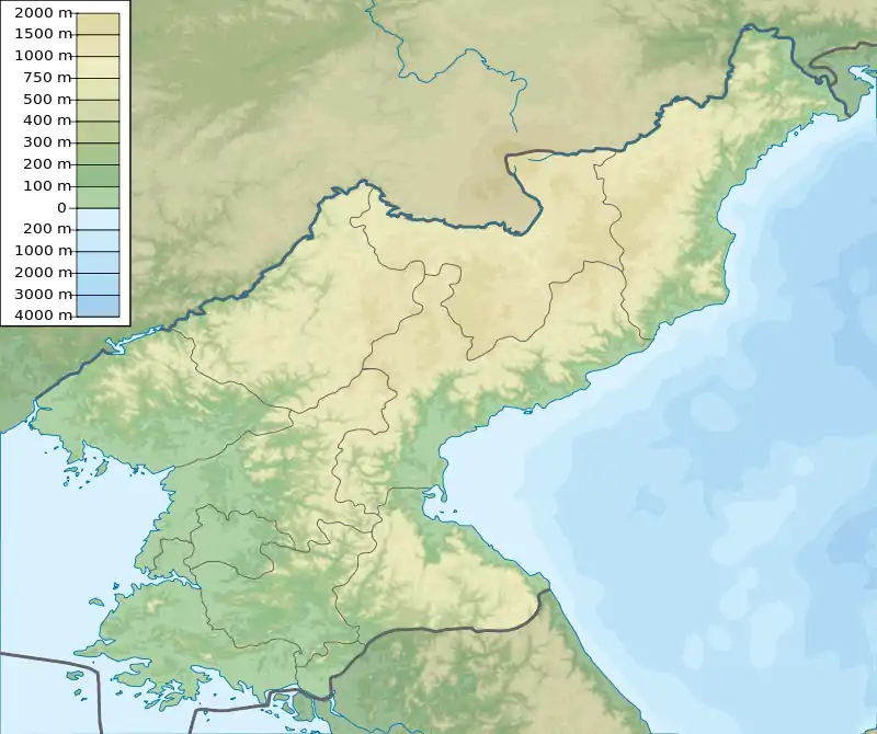 2017 North Korean nuclear test is located in North Korea