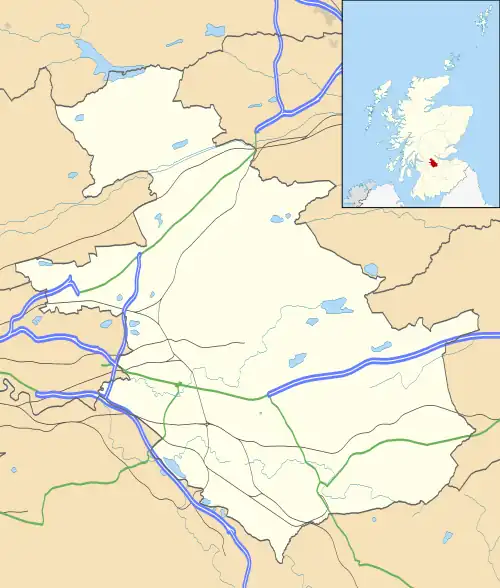 Newarthill is located in North Lanarkshire