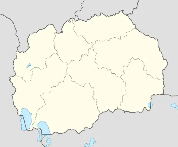 Duračka Reka is located in North Macedonia