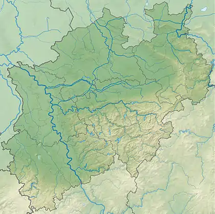 Wiehen Hills is located in North Rhine-Westphalia