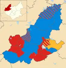 2003 results map