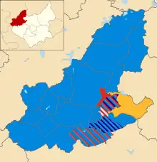 2007 results map