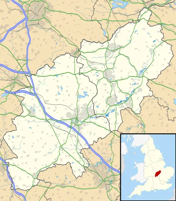 Dingley is located in Northamptonshire