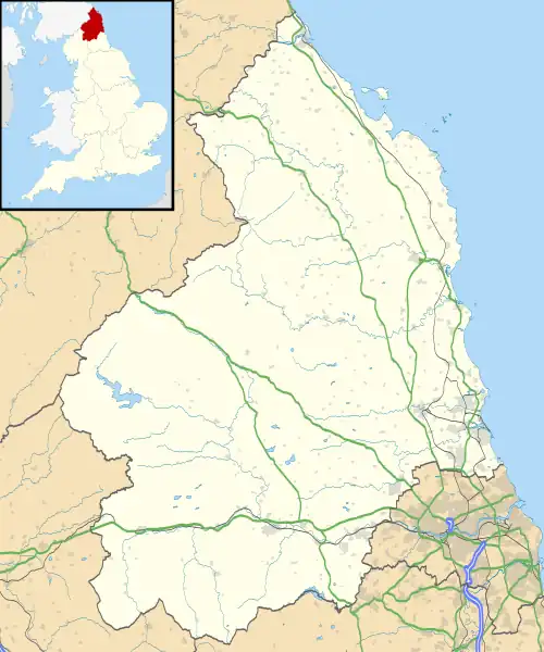 Widdrington is located in Northumberland