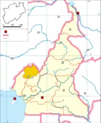 Northwest_Region_location in Cameroon