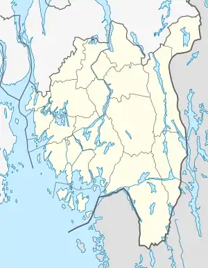 Vestvannet is located in Østfold