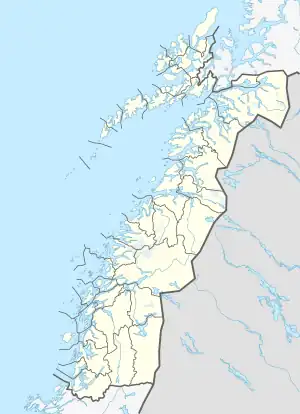 Melfjorden is located in Nordland