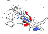 Diagram showing the movement of air through the NOTAR system