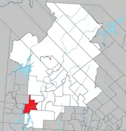 Location within Antoine-Labelle RCM