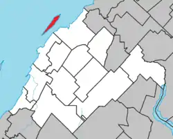 Location within Rivière-du-Loup RCM