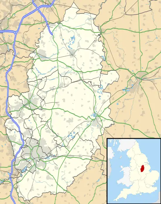 Ossington is located in Nottinghamshire