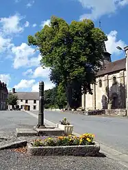 The centre of the village of Nouziers