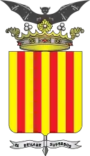 Old coat of arms of Novallas, Aragon