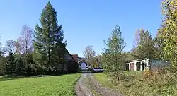 Houses by the road