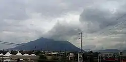 Clouds over Cerro de la Silla.